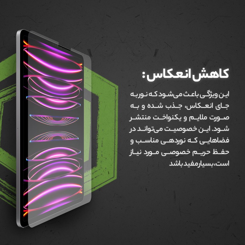 محافظ صفحه نمایش مات مولتی نانو مدل X-S1M مناسب برای تبلت شیائومی Poco Pad 12.1 inch 2024