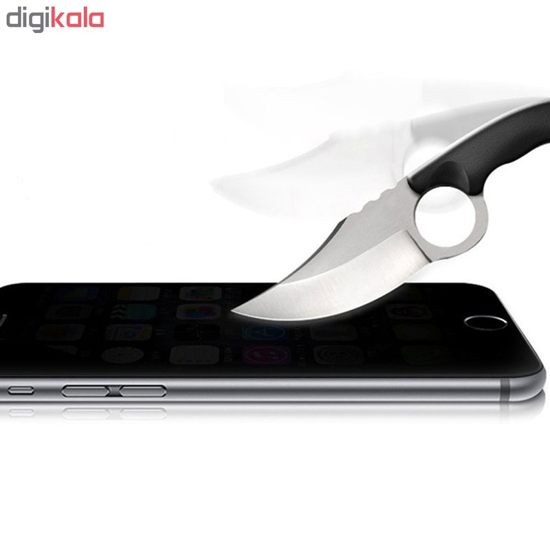 محافظ صفحه نمایش حریم شخصی اسپایدر مدل S-FG002 مناسب برای گوشی موبایل اپل iPhone 8 plus به همراه محافظ لنز دوربین