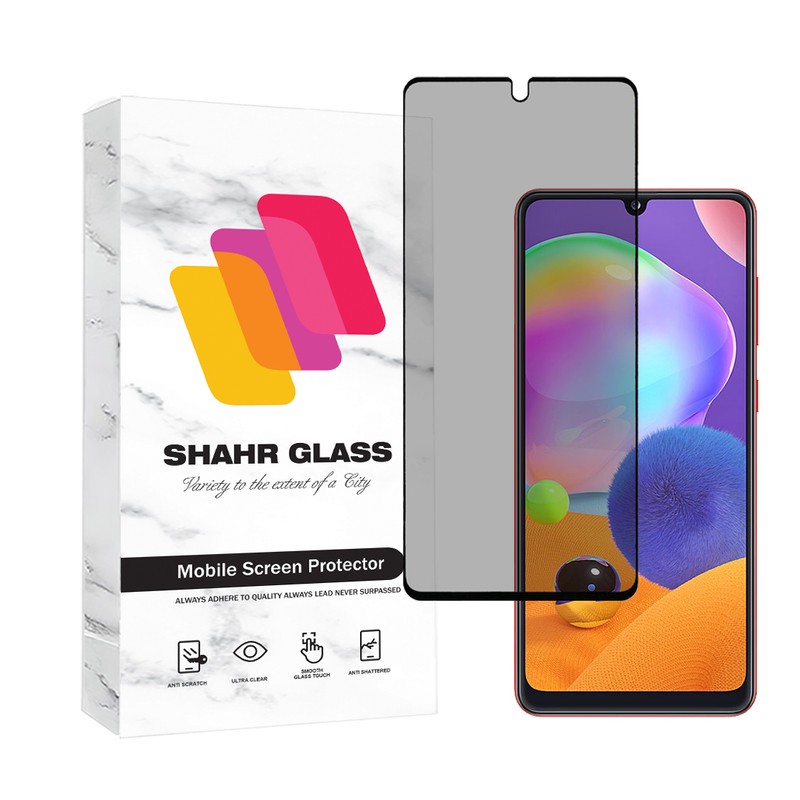 محافظ صفحه نمایش حریم شخصی شهر گلس مدل PRIVFULLS مناسب برای گوشی موبایل سامسونگ Galaxy A31 A22 4G F22 M22