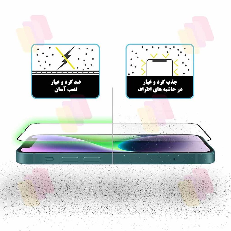 محافظ صفحه نمایش آنتی استاتیک شهر گلس مدل ANTISTA مناسب برای گوشی موبایل شیائومی Redmi Note 12 Pro 4G Note 12 Pro 5G ...