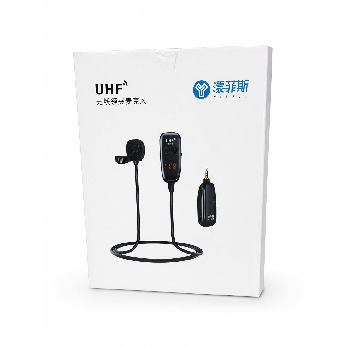 میکروفون یقه ای بی سیم UHF مدل YUMI