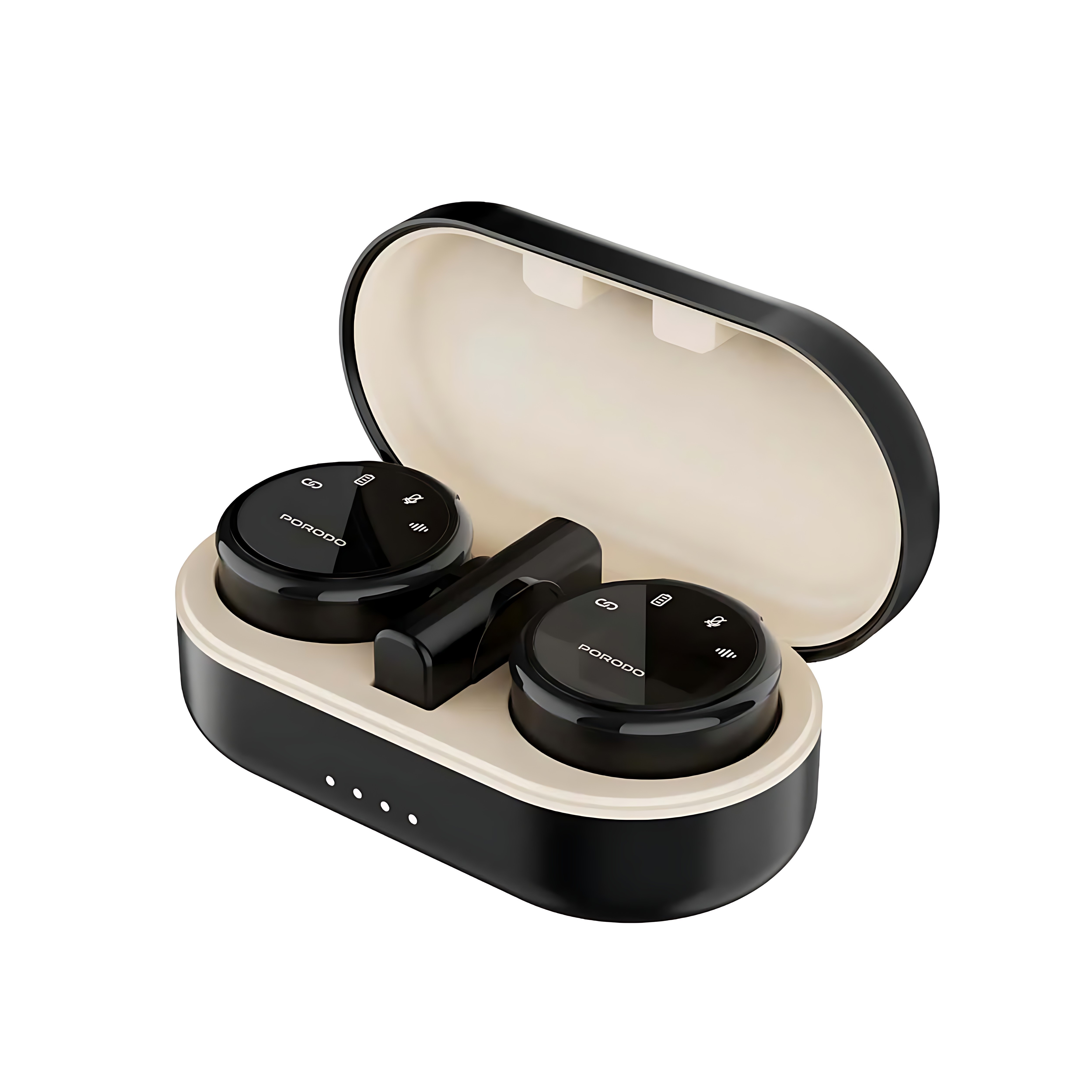میکروفون بی سیم یقه ای سکه ای PORODO مدل LAVALIER MICROPHONES