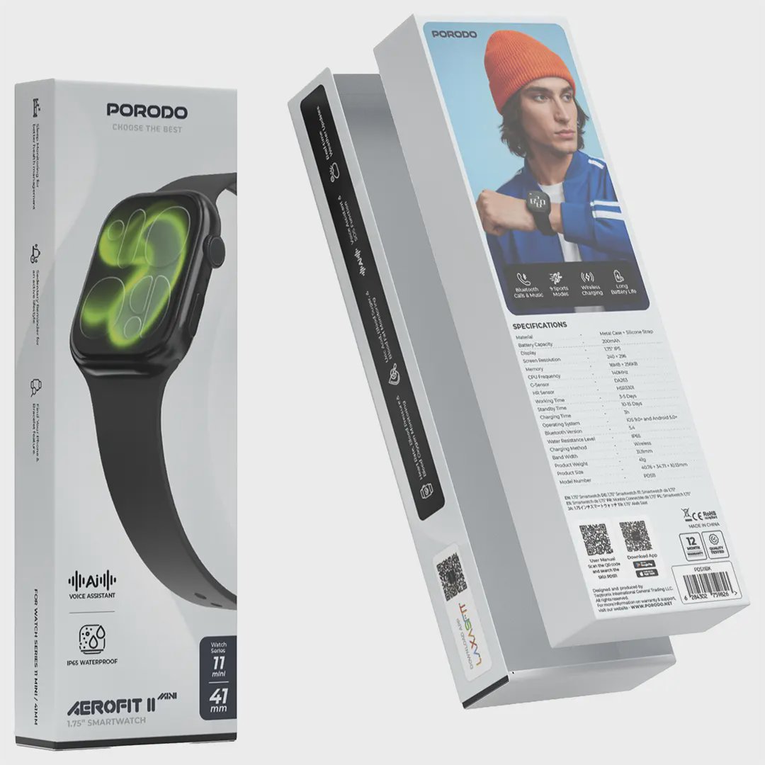 ساعت هوشمند پرودو مودلAeroFit II 1.75 Smartwatch