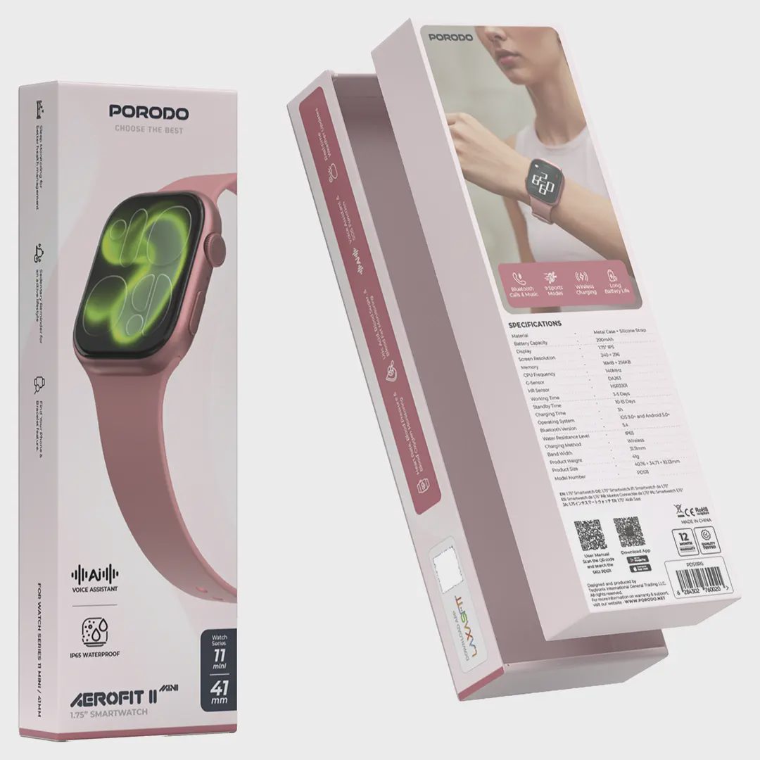 ساعت هوشمند پرودو مودلAeroFit II 1.75 Smartwatch