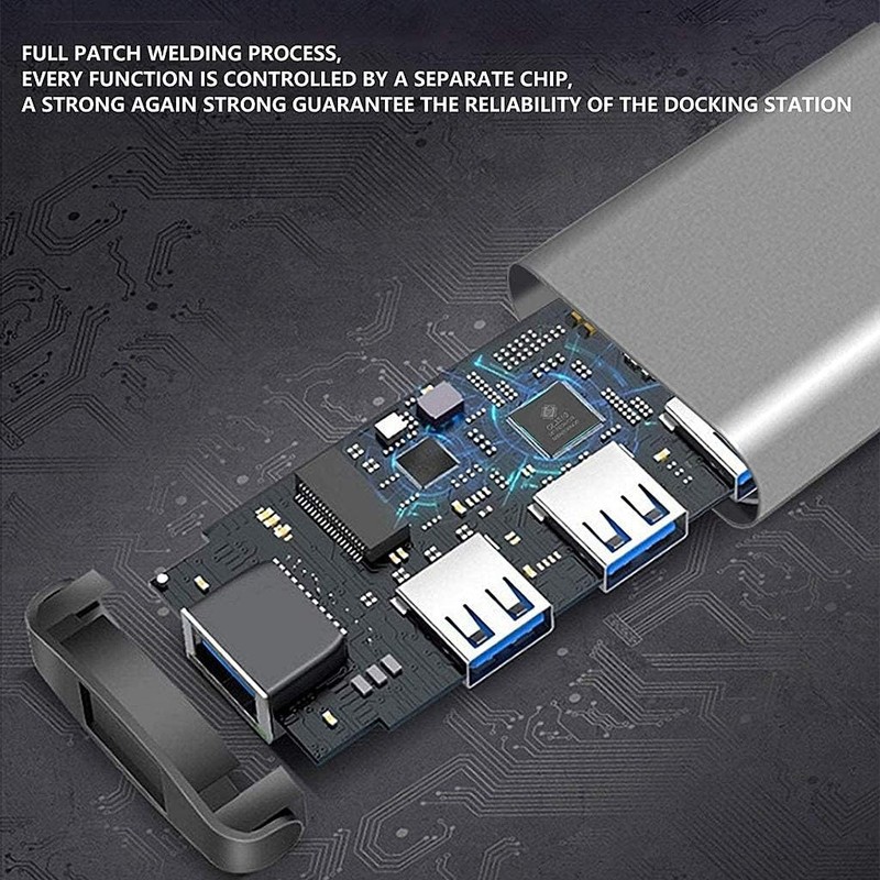 هاب 4 پورت USB 3.0 راگ لینک مدل 2in1-UC