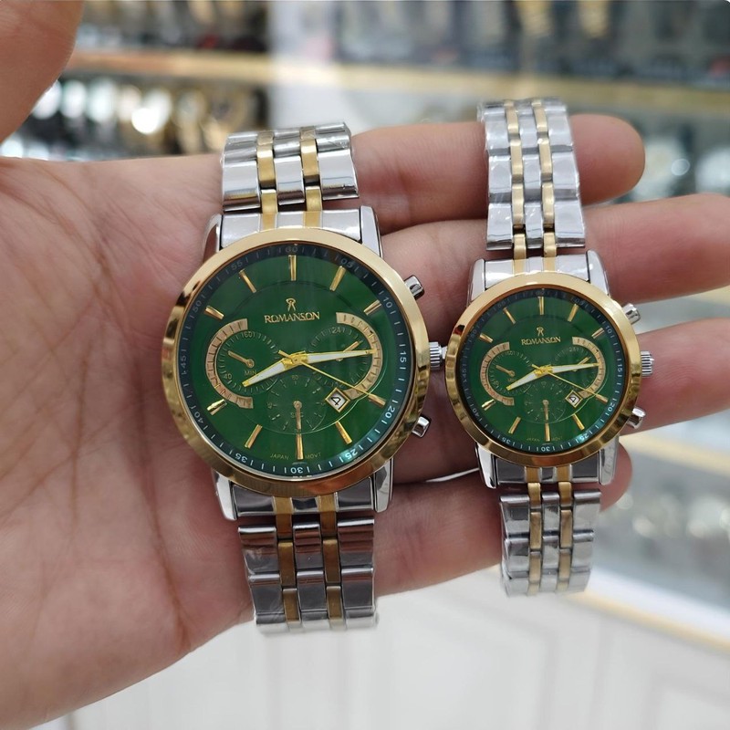 ست ساعت مچی عقربه ای کوارتز زنانه و مردانه مدل RM طرح کوکو کد 02