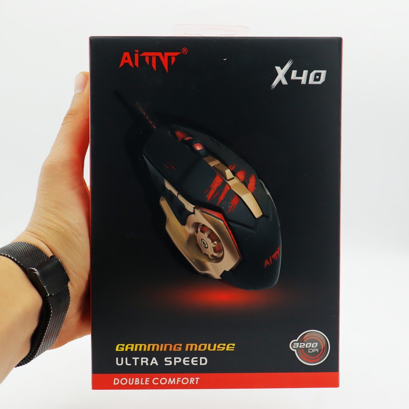 ماوس مخصوص بازی آی تی ان تی مدل RGB ULTRA SPEED X40 کد 2024