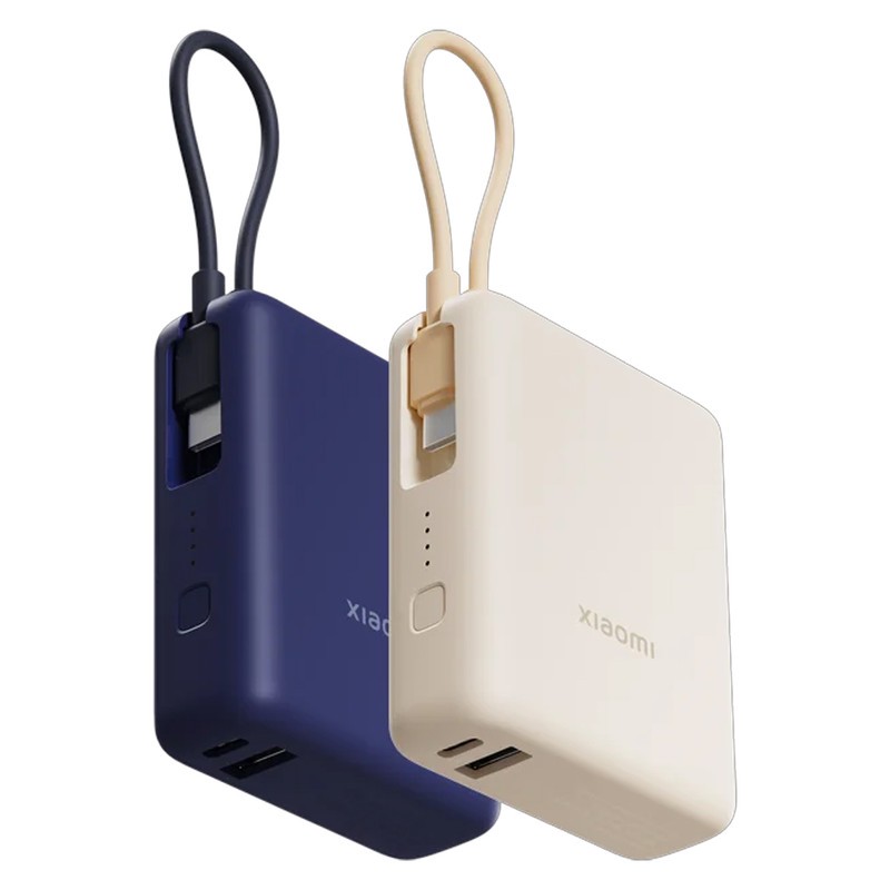 پاوربانک 33 وات شیائومی مدل PB1033MI ظرفیت 10000 میلی آمپرساعت به همراه کابل USB-C