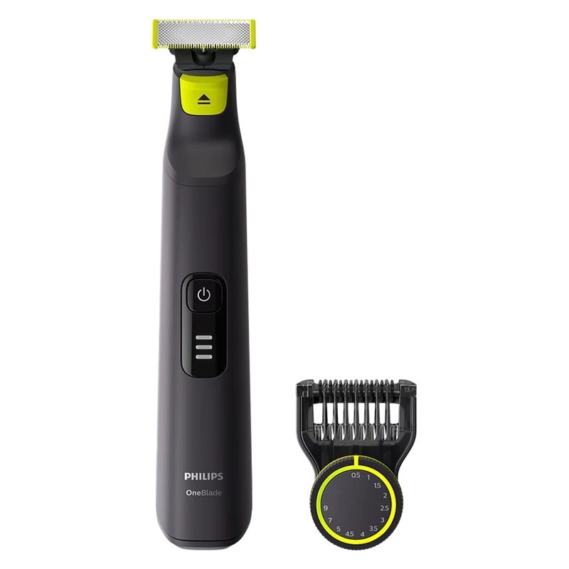 ماشین اصلاح موی صورت فیلیپس مدل QP6530 23 با تیغه استیل ضدزنگ، خط زن و صفرزن، ضدآب، استفاده خشک و مرطوب، شانه اصلاح م...