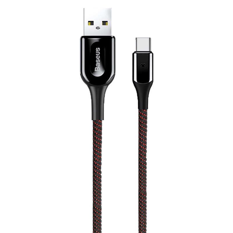 کابل تبدیل USB به USB-C باسئوس مدل X-SHAPED light cable طول 1 متر