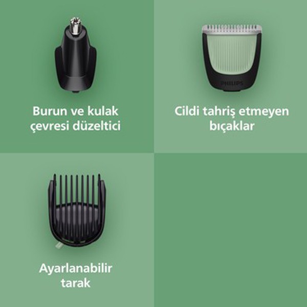 ماشین اصلاح موی صورت شارژی فیلیپس مدل MG3930 15