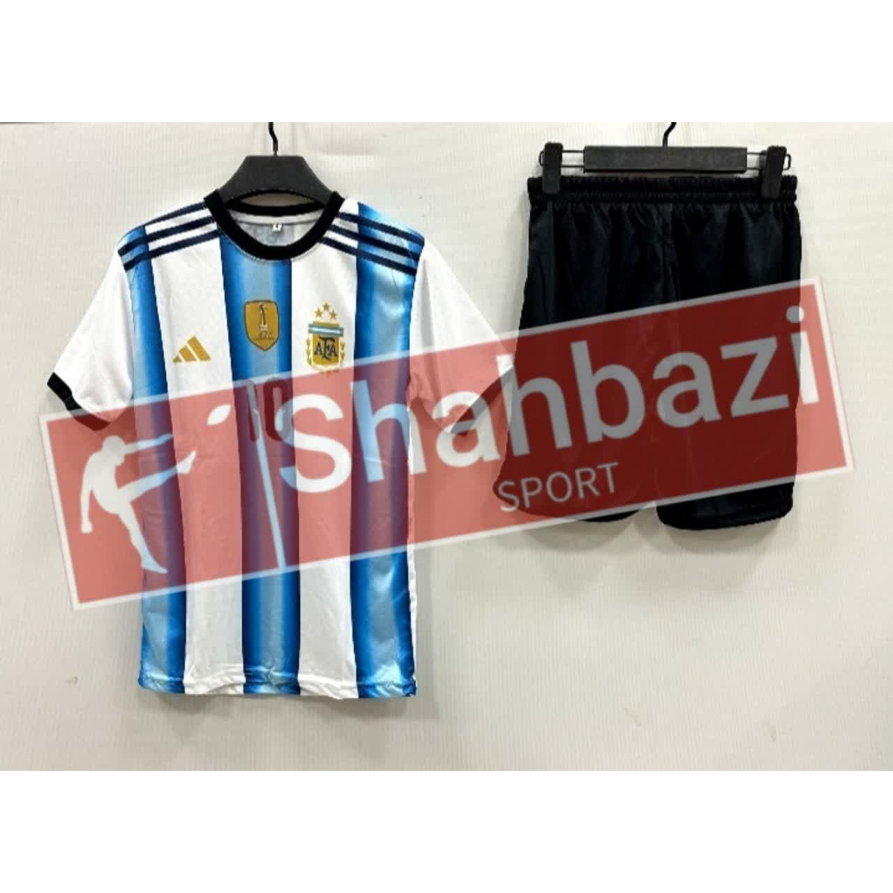 پیراهن شورت آرژانتین طرح جدید مسی پسرانه و مردانه پارچه تنفسی