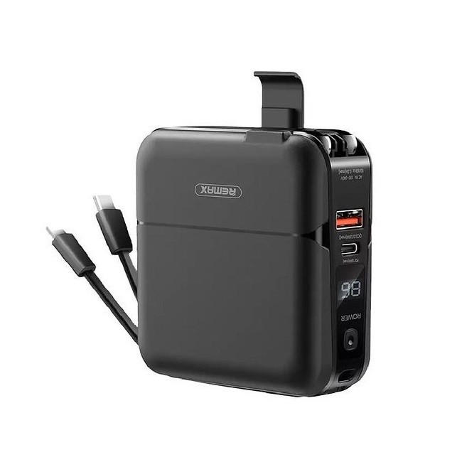 پاوربانک ریمکس مدل Infinity All in one - AC charger-RPP-20 ظرفیت 15000 میلی آمپرساعت