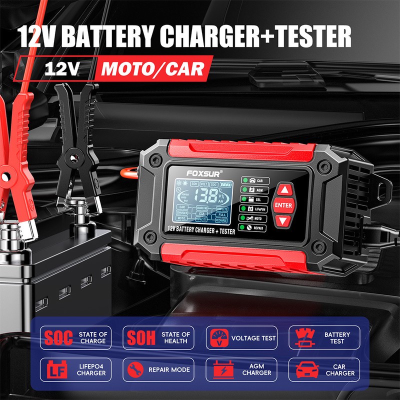 شارژر باتری خودرو فاکسسور مدل FTC-1206