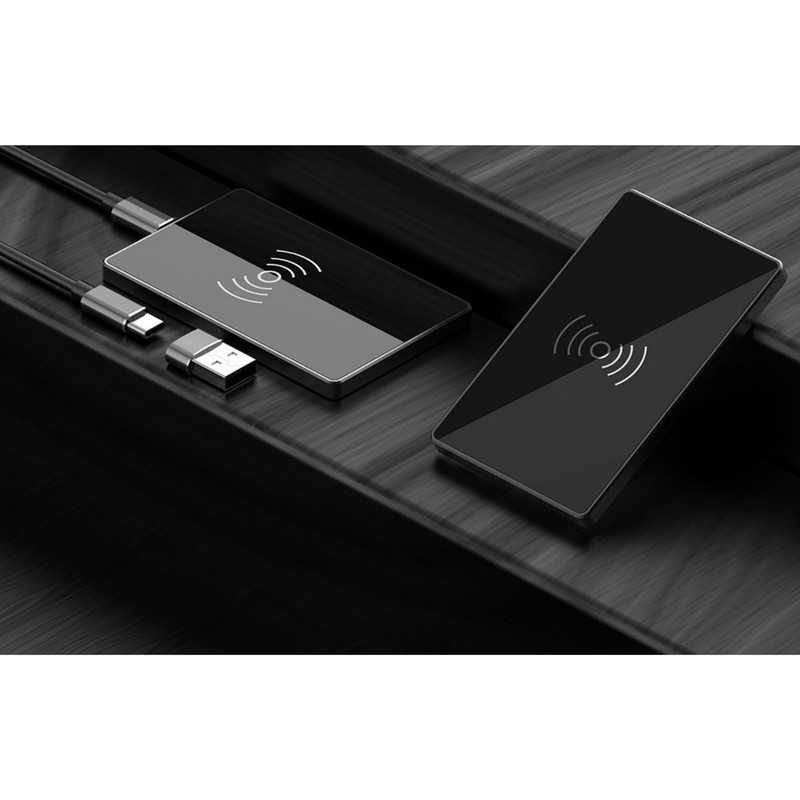 شارژر بی سیم 15 وات بودی مدل M8J3300B به همراه کابل USB-C و مبدل USB-C به USB-A