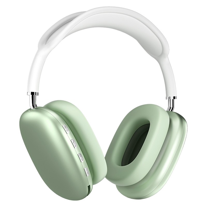 هدفون بلوتوثی مدل Airpods Max P9 بدون نویز کنسلینگ، درگاه شارژ USB Type-C، دارای میکروفون با کیفیت 105 دسیبل، مقاوم د...