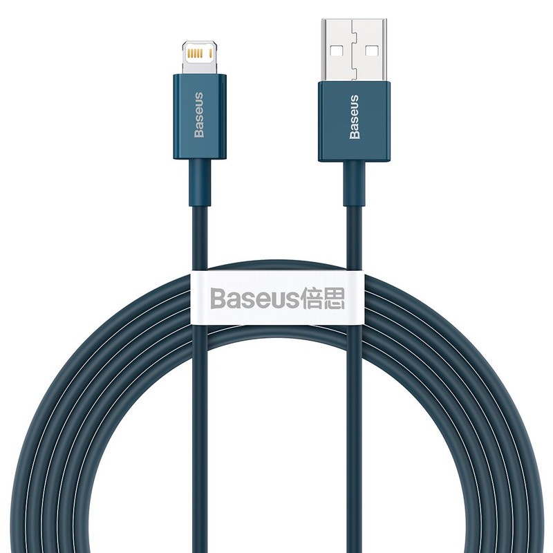 کابل تبدیل USB به لایتنینگ باسئوس مدل Superior طول 2 متر