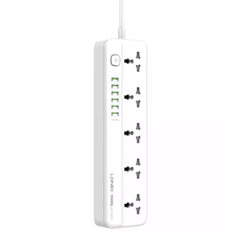 چندراهی برق الدینیو مدل SC-5614 Multi-way Power Supply And 6 USB Port Charger
