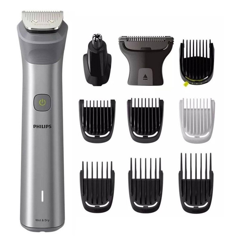 ماشین اصلاح موی سر و صورت فیلیپس مدل MG5930 با تیغه استیل خودتیزشونده، ضد آب، باتری قابل شارژ با 120 دقیقه زمان استفا...
