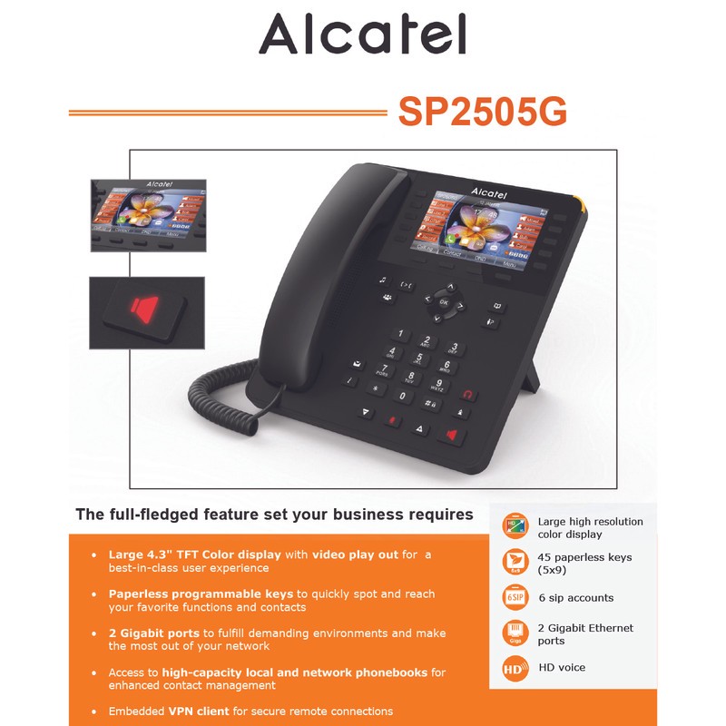 تلفن تحت شبکه آلکاتل مدل SP-2505G