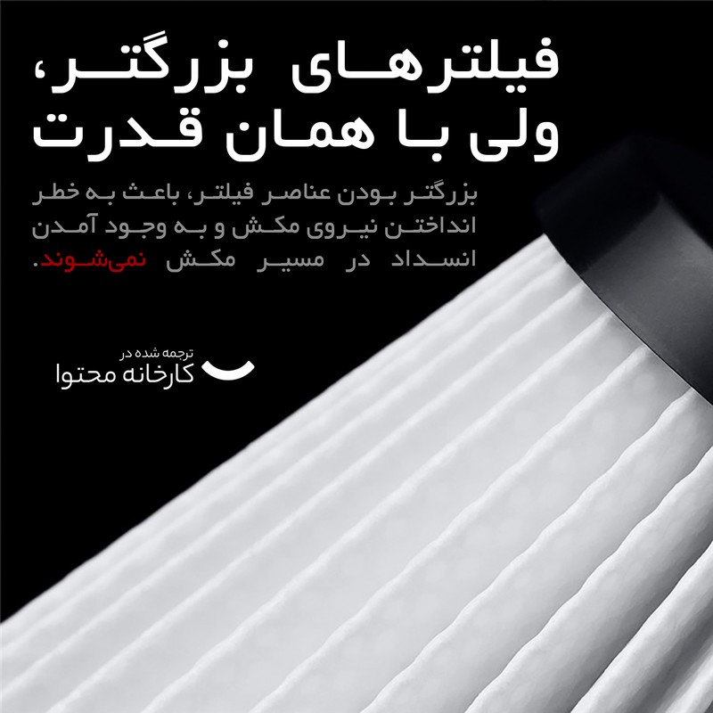 فیلتر جارو شارژی خودرو بیسوس مدل VCAQ020113 بسته 2 عددی
