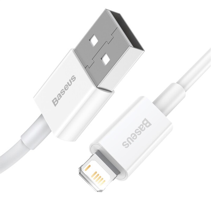 کابل تبدیل USB به لایتنینگ باسئوس مدل Superior طول 2 متر