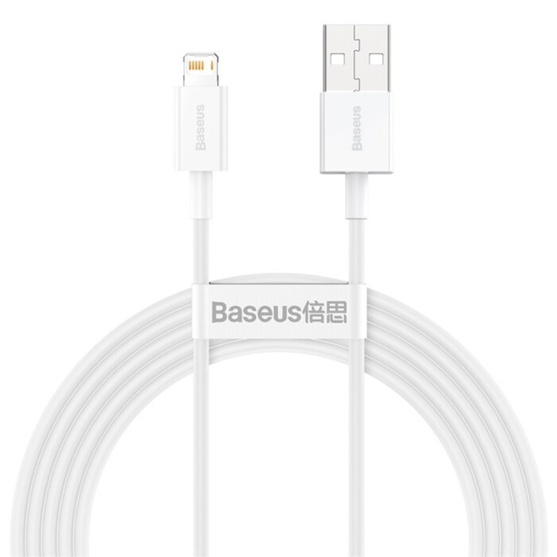 کابل تبدیل USB به لایتنینگ باسئوس مدل Superior طول 2 متر