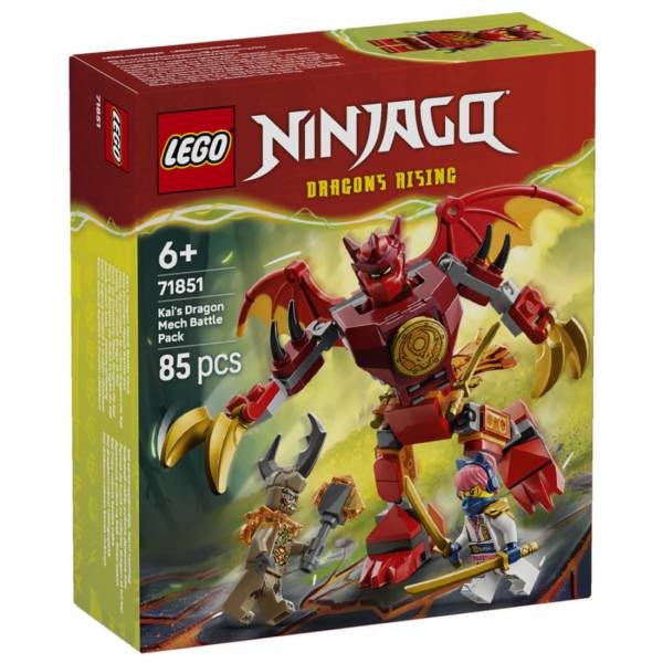 لگو 85 تکه سری Ninjago مدل Kai s Dragon Mech Battle Pack کد 71851