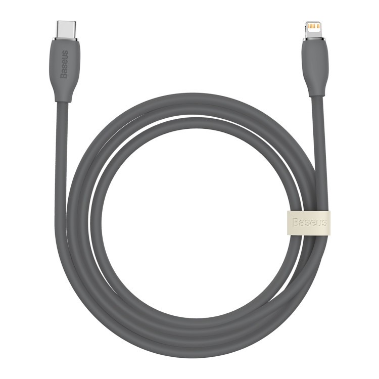 کابل تبدیل لایتنینگ به USB-C باسئوس مدل Jelly Liquid Silica Gel طول 2 متر