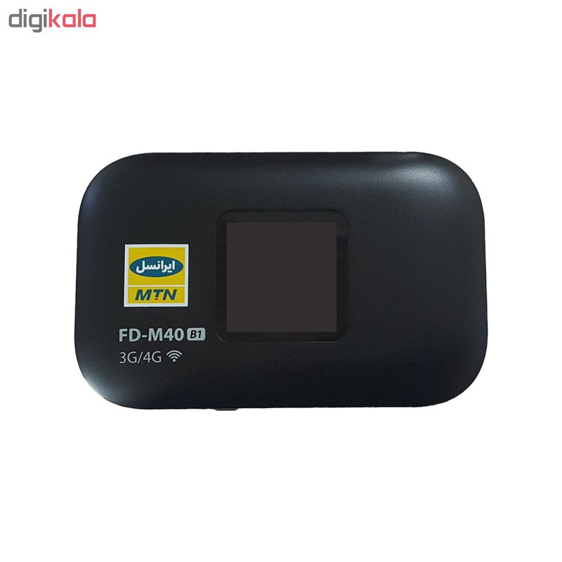 مودم 4G قابل حمل ایرانسل مدل FD-M40 با باتری 3000 میلی آمپر، پشتیبانی همزمان 25 کاربر، صفحه نمایش LCD، اتصال بی سیم و...