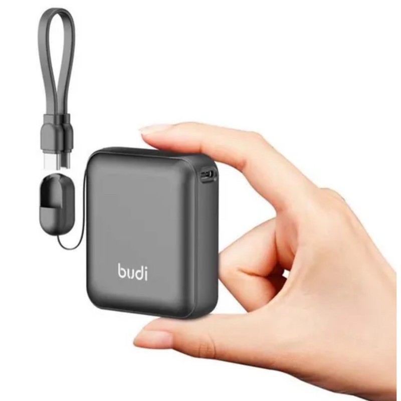 پاوربانک 22.5 وات بودی مدل PB092B ظرفیت 10000 میلی آمپرساعت به همراه کابل تبدیل USB-C
