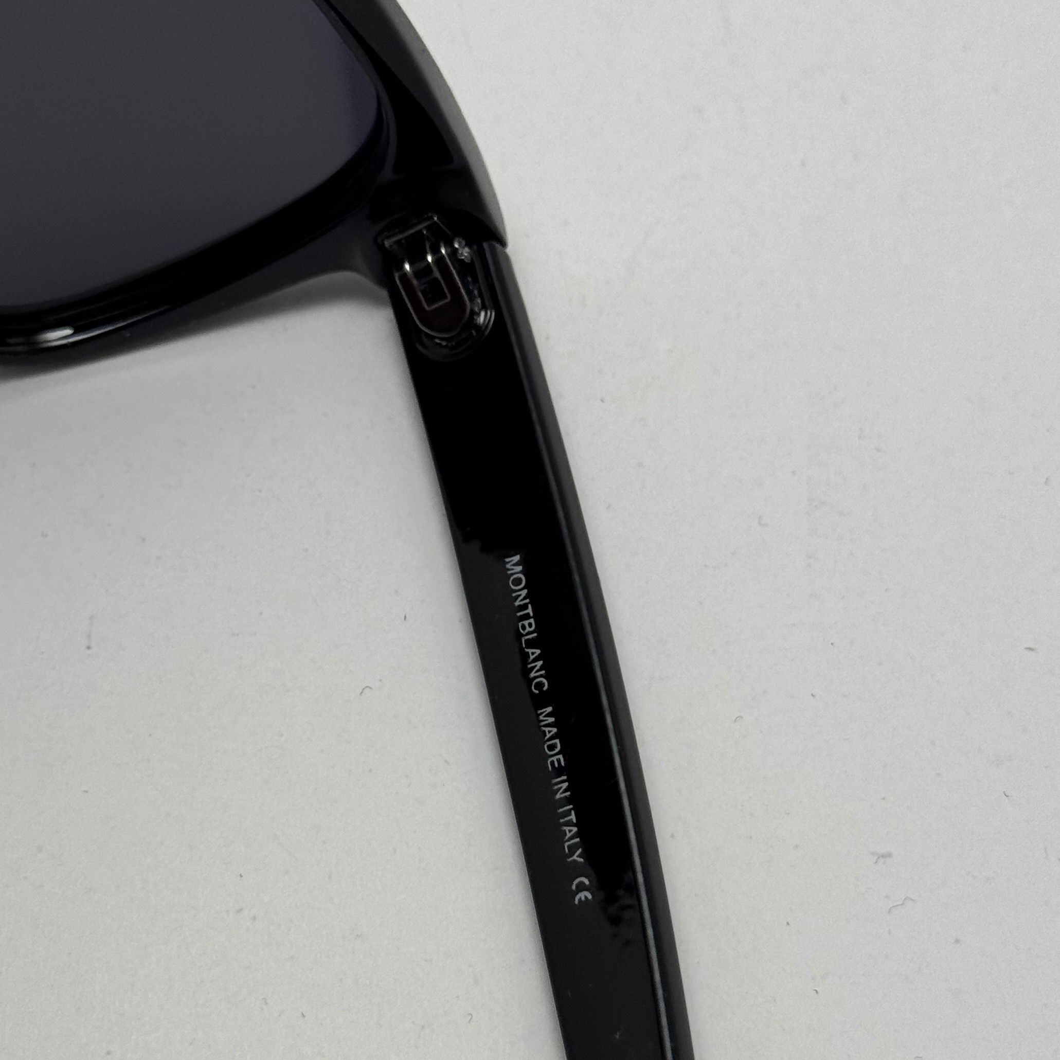 عینک آفتابی پلاریزه مون بلان MONT BLANC سبک مشکی کد MB 0302
