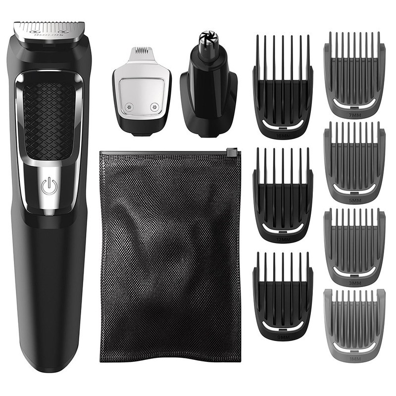 ماشین اصلاح موی صورت فیلیپس مدل MG3750.60 با تیغه استیل پیشرفته، تیغه خود تیزشونده، طراحی ارگونومیک، باتری قابل شارژ ...