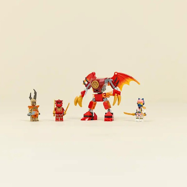 لگو 85 تکه سری Ninjago مدل Kai s Dragon Mech Battle Pack کد 71851