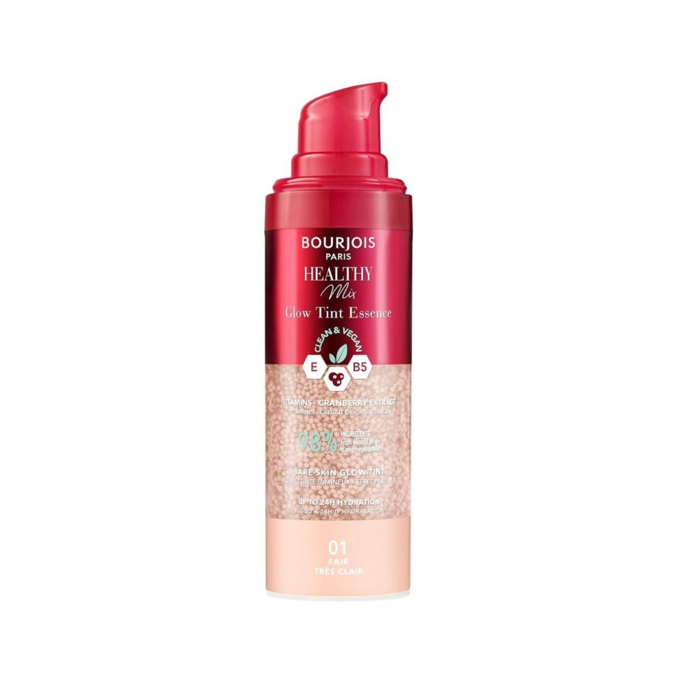 کرم پودر تینت بورژوا Healthy Mix Glow Tint Essence رنگ 10 FAIR