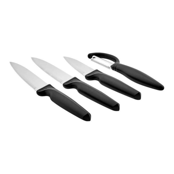 ست چاقو آشپزخانه کاراجا مدل Dr Inox fi به همراه پوست کن مجموعه 4 عددی
