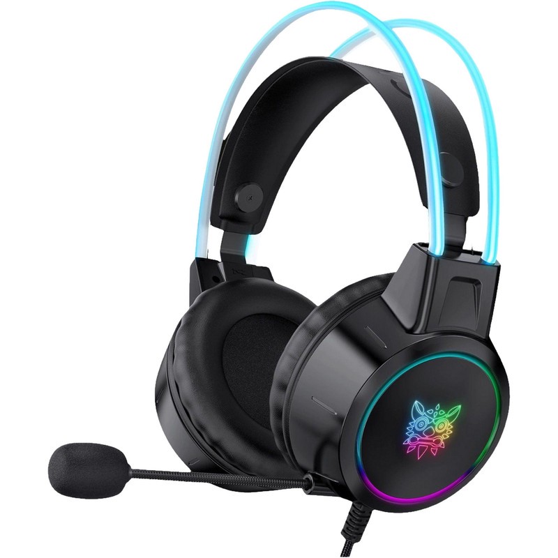 هدست گیمینگ اونیکوما مدل X15 Pro، درگاه شارژ USB، دارای نورپردازی RGB، با قابلیت اتصال به چند دستگاه