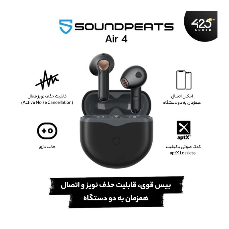 هدفون بی سیم ساندپیتز مدل SAN WIRLESS AIR 4 HANGING