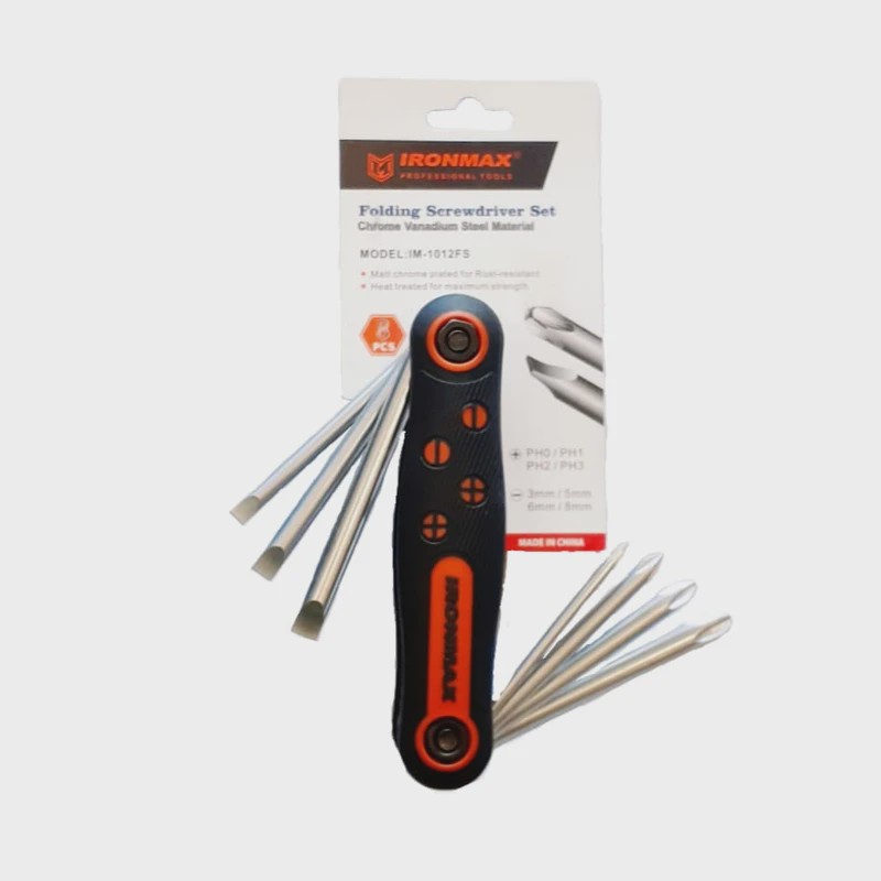 پیچ گوشتی چاقویی آیرون مکس مدل IM-1012FS
