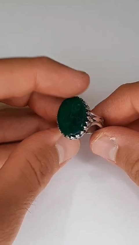 انگشتر نقره مردانه یا علی دستی 