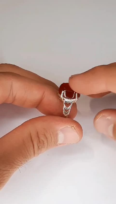 انگشتر عقیق سرخ