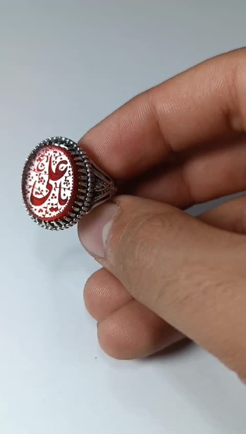 انگشتر نقره مردانه رکاب سردار سایز بزرگ 