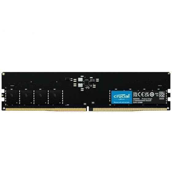 رم کامپیوتر کروشیال 8 گیگ ddr5 تک چنل با فرکانس 4800 cl40 پلمپ