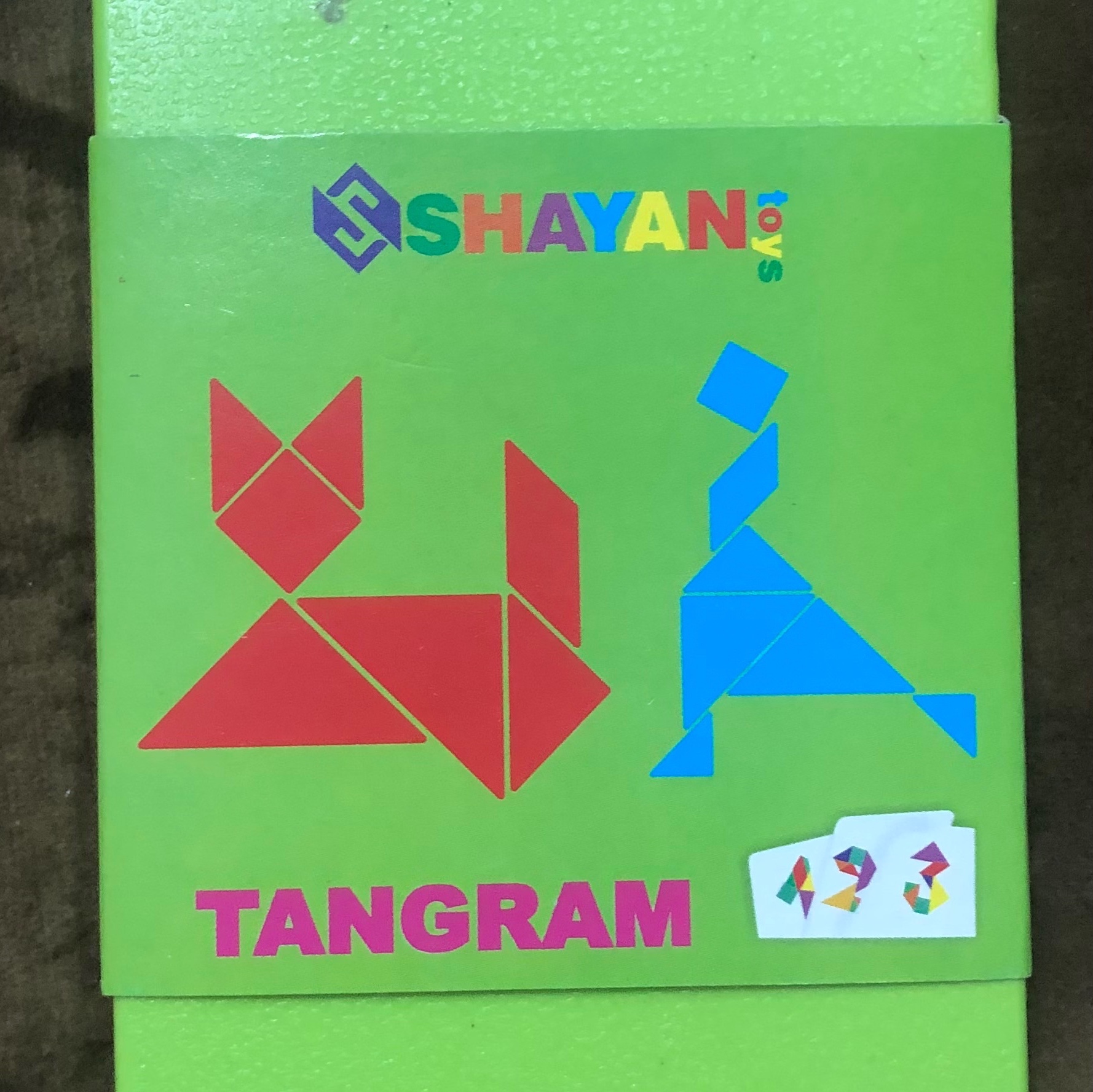 بازی فکری تانگرام 2 نفره 60طرح