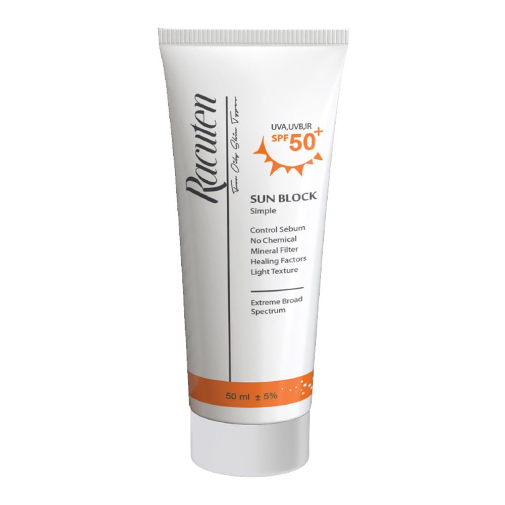 ضد آفتاب بی رنگ پوست چرب SPF50 راکوتن