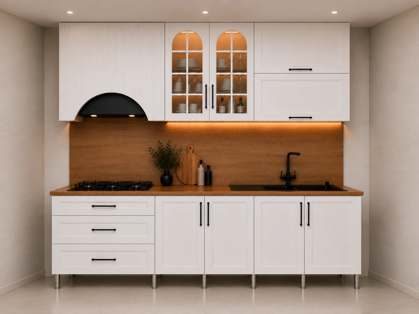 کابینت 3 متری پنجره دار