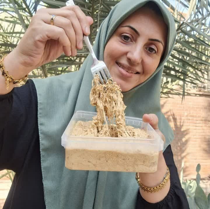 حلوا کشی یامیتو /بدون آرد سفید و شکر و روغن /حلوا سنتی با شیره خرما و ارده دو آتشه/هزینه ارسال این محصول فقط پس کرایه