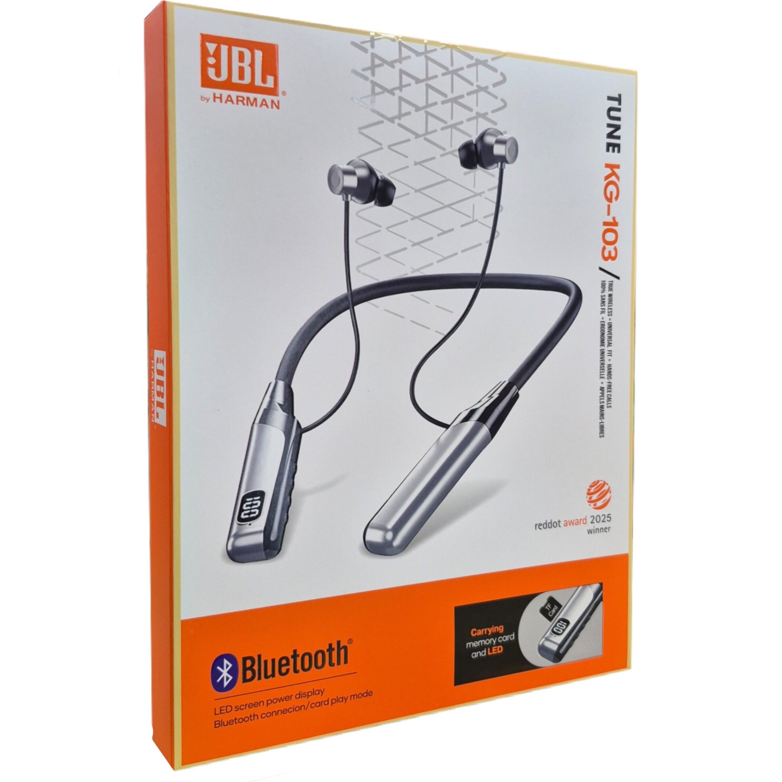 هندزفری بلوتوثی گردنی جی بی ال مدل TUNE KG-103