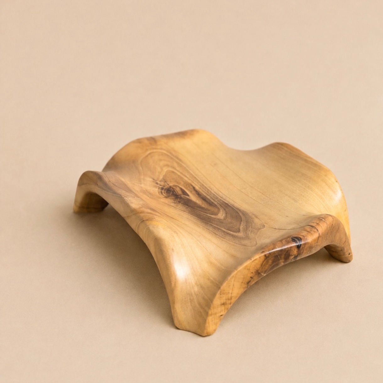 رولت خوری دست تراش چوب گردو