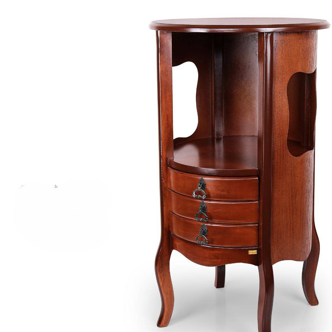 میز تلفن مدل جاکتابی سه کشو 126